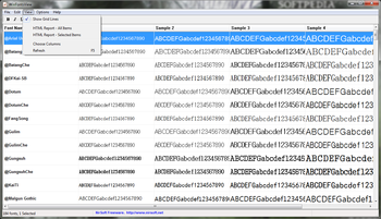 WinFontsView screenshot 4