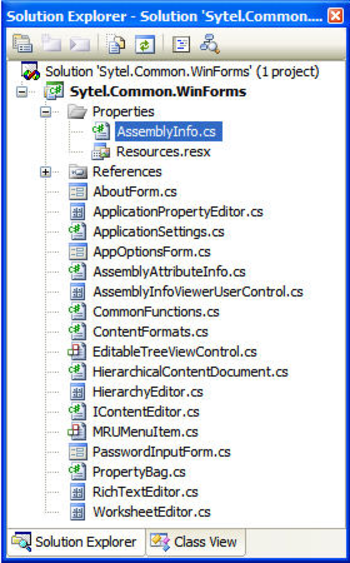 WinForms Library screenshot