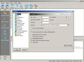 WinFtp Server Corporate screenshot 2