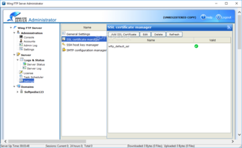 Wing FTP Server screenshot 13