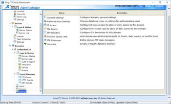 Wing FTP Server screenshot 17