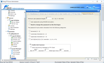 Wing FTP Server screenshot 20