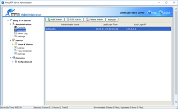 Wing FTP Server screenshot 4