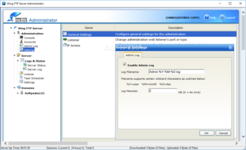 Wing FTP Server screenshot 6