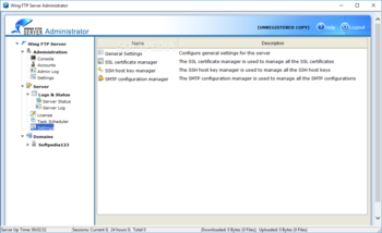 Wing FTP Server screenshot 9