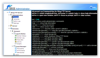 Wing FTP Server screenshot 5