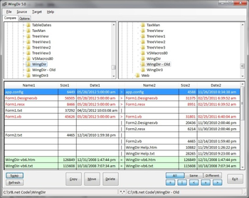 WingDir screenshot