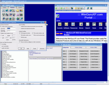 WinGuruXP Console screenshot