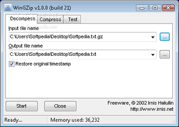WinGZip screenshot