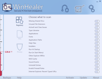 WinHealer screenshot 2