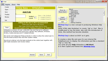 WinHelp Easy screenshot 2