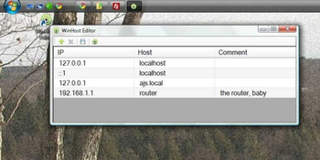 WinHosts Editor screenshot