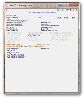 WinID screenshot