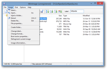 WinImage screenshot 2