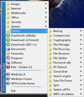 WinInizio PenSuite Golden screenshot