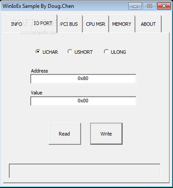 WinIoEx screenshot 2