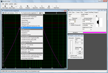 WinISD Pro screenshot 2