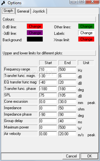 WinISD Pro screenshot 3
