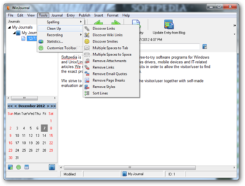 WinJournal screenshot 4