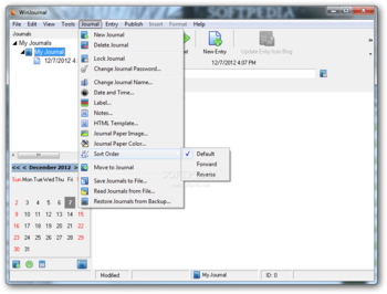 WinJournal screenshot 5