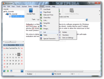 WinJournal screenshot 8