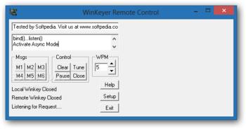 WinKeyer Remote Control screenshot