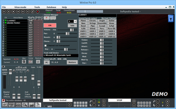 Winlive Pro Synth screenshot