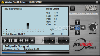 Winlive Synth Driver screenshot 2