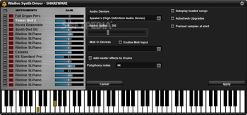 Winlive Synth Driver screenshot 4