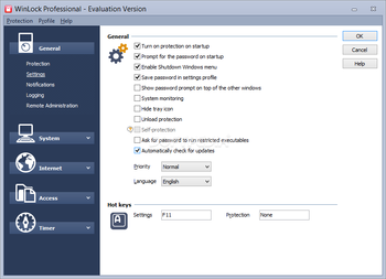 WinLock Professional screenshot 2
