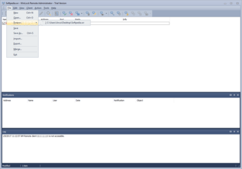 WinLock Remote Administrator screenshot 2