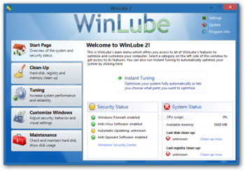 WinLube screenshot