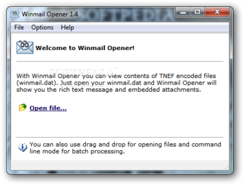 Winmail Opener screenshot