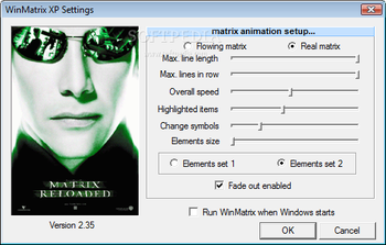 WinMatrix XP screenshot 2