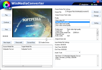 WinMediaConverter screenshot