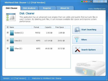 WinMend Disk Cleaner screenshot 2