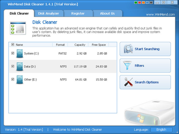 WinMend Disk Cleaner screenshot 3