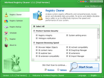 WinMend Registry Cleaner screenshot 3