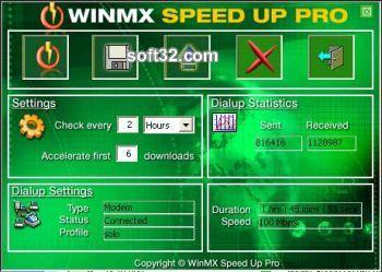 WinMX Speed Up Pro screenshot