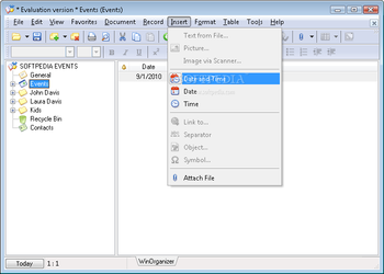 WinOrganizer screenshot 4