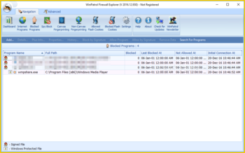 WinPatrol Firewall screenshot 4