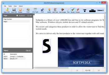 WinPDFEditor screenshot 2