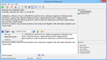 Winpopup LAN Messenger screenshot