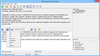 Winpopup LAN Messenger screenshot 2