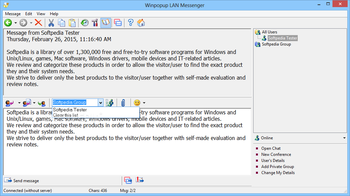 Winpopup LAN Messenger screenshot 3