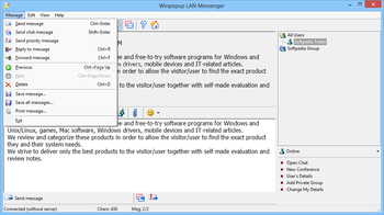 Winpopup LAN Messenger screenshot 5