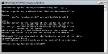 WinPos screenshot