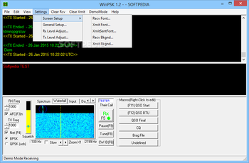 WinPSK screenshot 2