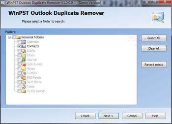 WinPST Outlook Duplicate Remover screenshot 2