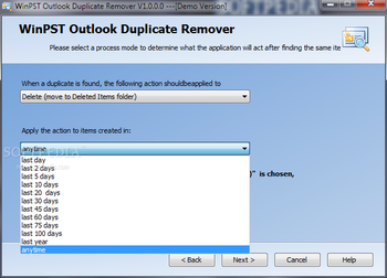 WinPST Outlook Duplicate Remover screenshot 3